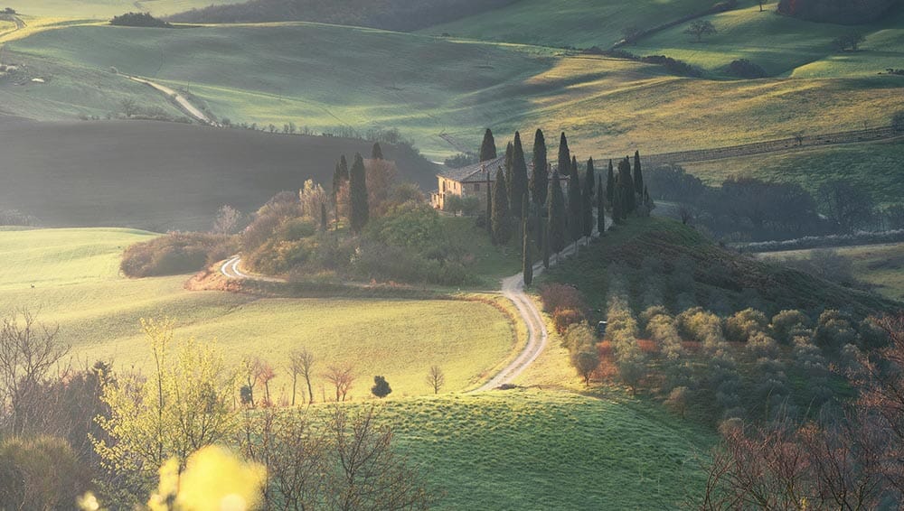 siena, agriturismi panoramici